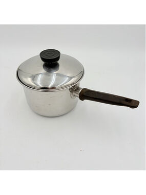 REVERE Patriot Ware 1801 1 Qt Stainless Steel Saucepan w/Lid USA